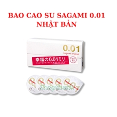 Bao cao su Sagami 0.01 Hộp 5 Cái