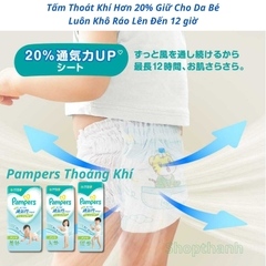 Tã/Bỉm Quần Pampers Thoáng Khí - Nhãn Xanh Lá