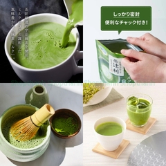 Bột Trà Sữa Matcha Tsujiri Kataoka 190g - Matcha Nhật Bản Chuẩn Vị, Pha Nhanh Gọn Trà Sữa Matcha Sữa Hòa Tan
