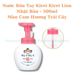 Nước Rửa Tay Kirei Kirei Lion Nhật Bản Bọt Mịn Diệt Khuẩn 99.9% Hương Thơm Tự Nhiên