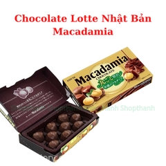 Chocolate Lotte Macadamia & Almond Nhật Bản – Hương Vị Cao Cấp