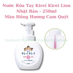 Nước Rửa Tay Kirei Kirei Lion Nhật Bản Bọt Mịn Diệt Khuẩn 99.9% Hương Thơm Tự Nhiên