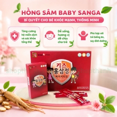 Nước Hồng Sâm Baby Sanga Hàn Quốc Tăng Đề Kháng, Phát Triển Trí Não Cho Trẻ Biếng Ăn Dễ Uống, An Toàn Hằng Ngày