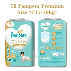 Tã (Bỉm) Quần Pampers Premium dòng cao cấp Nội Địa Nhật