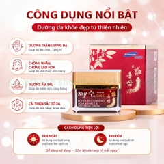 Kem Dưỡng Trắng Da Hồng Sâm My Gold Hàn Quốc Giảm Nếp Nhăn, Dưỡng Ẩm Sâu Dùng Ngày Và Đêm Cho Phụ Nữ Trên 30 Tuổi