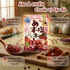 Kẹo Đậu Đỏ Muối UHA Mikakuto 109g – Hương Vị Nhật Bản Độc Đáo Bổ Dưỡng, Ăn Vặt Tiện Lợi