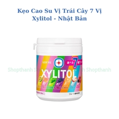 Kẹo Cao Su Xylitol Lotte Nhật Bản 7 Vị Trái Cây Ngon Mát, Bảo Vệ Răng Miệng Cả Gia Đình