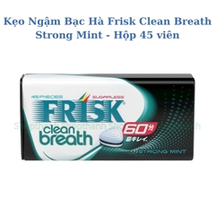Kẹo Ngậm bạc hà Frisk Clean Breath – Làm Mới Hơi Thở, Tạo Phong Cách Riêng