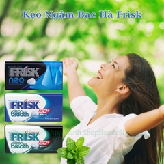 Kẹo Ngậm bạc hà Frisk Clean Breath – Làm Mới Hơi Thở, Tạo Phong Cách Riêng
