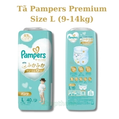 Tã (Bỉm) Quần Pampers Premium dòng cao cấp Nội Địa Nhật