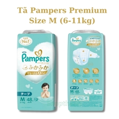 Tã (Bỉm) Quần Pampers Premium dòng cao cấp Nội Địa Nhật