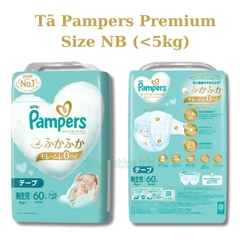 Tã (Bỉm) Quần Pampers Premium dòng cao cấp Nội Địa Nhật