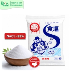 Muối Tinh Khiết Nhật Bản 1kg | Nêm Món Ăn Đậm Đà, NaCl >99% Cho Gia Đình