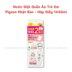 Nước Giặt Quần Áo Cho Bé Pigeon Nhật Bản 800ml Dịu Nhẹ An Toàn Da Nhạy Cảm Giữ Màu Và Mềm Mại