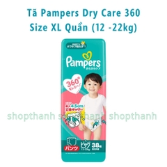 Tã Quần Pampers Dry Care 360 Nhật Bản – Chống Tràn 360 Độ, Thấm Hút Vượt Trội Cho Bé Da Nhạy Cảm