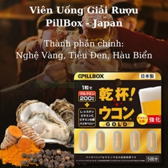 Viên Uống Giải Rượu PILLBOX - Vỉ 5 viên