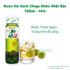 Rượu mơ xanh Choya Kishu Monogatari Nhật Bản Nồng Độ 14%