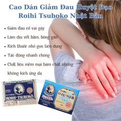 Cao Dán Huyệt Đạo Giảm Đau Roihi Tsuboko Nhật Bản