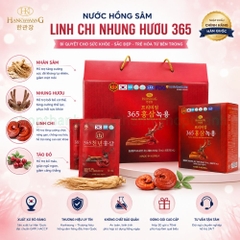 Nước Hồng Sâm 365 - Bồi Bổ Toàn Diện, Kết Hợp Hồng Sâm Linh Chi Nhung Hươu - Cho Người Lớn Tuổi