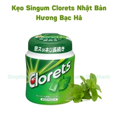 Singum Clorets Nhật Bản – Kẹo Cao Su Khử Mùi Hôi Miệng Hiệu Quả Với Hương Bạc Hà Thơm Mát Lâu