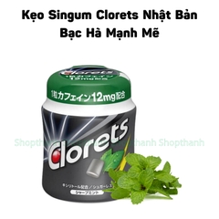 Singum Clorets Nhật Bản – Kẹo Cao Su Khử Mùi Hôi Miệng Hiệu Quả Với Hương Bạc Hà Thơm Mát Lâu