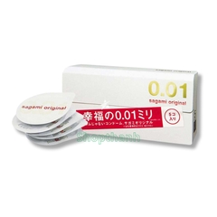 Bao cao su Sagami 0.01 Hộp 5 Cái