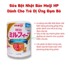 Sữa  Bột Nhật Bản Meiji HP  Dành Cho Bé Bị Dị Ứng Đạm Bò