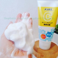 Sữa Rửa Mặt Melano CC Deep Clear Enzyme Face Wash 130g – Làm Sạch Sâu, Dưỡng Sáng Da Với Vitamin C Kép, Ngăn Ngừa Mụn & Loại Bỏ Tế Bào Chết