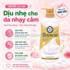 Sữa Tắm Bouncia Premium Moist Dưỡng Ẩm Sâu Với Collagen & Ceramide Cho Da Khô Mềm Mịn Hàng Ngày
