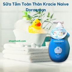 Sữa Tắm Toàn Thân Kracie Naive Doremon Pump Body 530ml