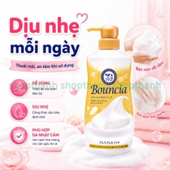 Sữa Tắm Bouncia Premium Moist Dưỡng Ẩm Sâu Với Collagen & Ceramide Cho Da Khô Mềm Mịn Hàng Ngày