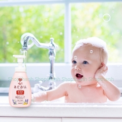 Sữa Tắm Bọt Arau Baby 450ml Nhật Bản – Dịu Nhẹ, 100% Tự Nhiên Cho Da Nhạy Cảm Bé Sơ Sinh