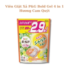 Viên Giặt P&G Gel Ball Bold 4D 4in1 - Giặt, Xả, Khử Mùi, Chống Nhăn Nhật Bản