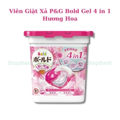 Viên Giặt P&G Gel Ball Bold 4D 4in1 - Giặt, Xả, Khử Mùi, Chống Nhăn Nhật Bản