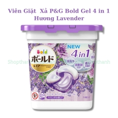 Viên Giặt P&G Gel Ball Bold 4D 4in1 - Giặt, Xả, Khử Mùi, Chống Nhăn Nhật Bản