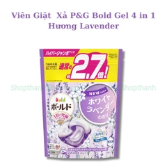 Viên Giặt P&G Gel Ball Bold 4D 4in1 - Giặt, Xả, Khử Mùi, Chống Nhăn Nhật Bản