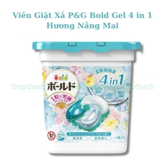 Viên Giặt P&G Gel Ball Bold 4D 4in1 - Giặt, Xả, Khử Mùi, Chống Nhăn Nhật Bản