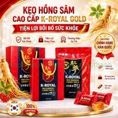 Kẹo Hồng Sâm Hàn Quốc 200g K-ROYAL Gold Bổ Sung Sinh Lực Tiện Lợi Dùng Hằng Ngày