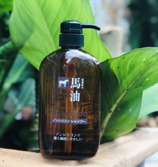 Dầu gội - Dầu Xả Mỡ Ngựa Horse Oil Natural Hair Shampoo Nhật Bản