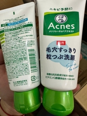 Sữa rửa mặt đặc trị mụn cho tuổi dậy thì Rohto Mentholatum Acnes nội địa Nhật