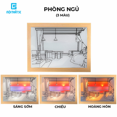 Tranh 3D nguồn USB trang trí hàn quốc sáng tạo đa dạng mẫu