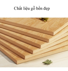Giá sách kèm ngăn kéo lưu trữ đồ tiện dụng chất liệu gỗ MDF chống ẩm