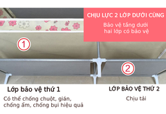 Tủ quần áo vải dạng kéo 2 bên 5CK-986