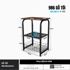 Kệ đa năng 3 tầng, kệ để sách, kệ để đồ tiện lợi cho mọi không gian