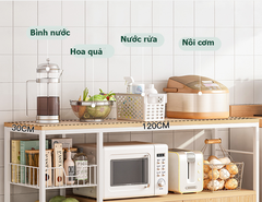 Kệ Để Lò Vi Sóng, Tủ Bếp Nhiều Ngăn Đa Năng Lắp Ghép