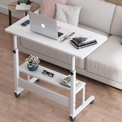 Bàn làm việc thông minh có giá sách, bàn nâng hạ chiều cao di động X-Table