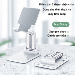 Giá để điện thoại, máy tính bảng để bàn gấp gọn đa năng chất liệu nhựa cao cấp