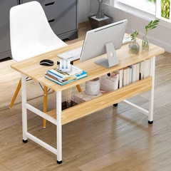 Bàn làm việc liền kệ, bàn học có kệ lửng tiện lợi T-Table