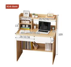 Bàn làm việc có nhiều ngăn để đồ vô cùng tiện lợi
