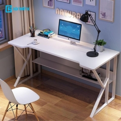 Bàn gaming, bàn làm việc có kệ lửng kèm phụ kiện giá đựng cốc và giá treo tai nghe tiện lợi